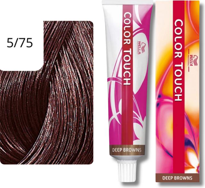 Produktbild Wella Color Touch Deep Browns (5/75 hellbraun braun-mahagoni)
