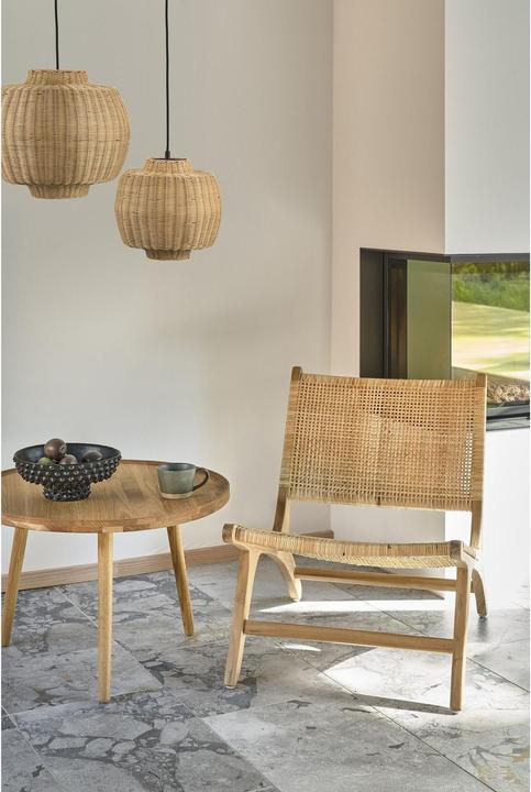 Immagine prodotto F&R Pendolo Vilna 30x28 cm in rattan naturale (E27, 0 lm)