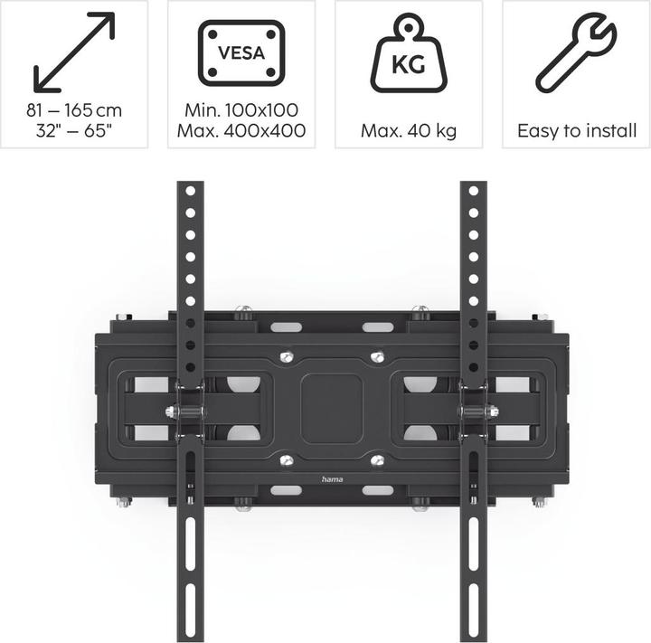 Actual product image Hama Fullmotion (Wall, 65", 40 kg)