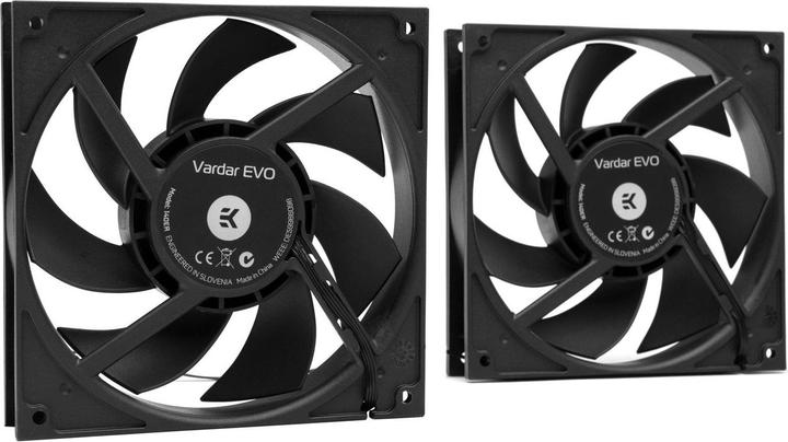 Image du produit EKWB EK-Vardar EVO 140ER Black BB (500-2000rpm) - pack de 2 (140 mm, 2 x)