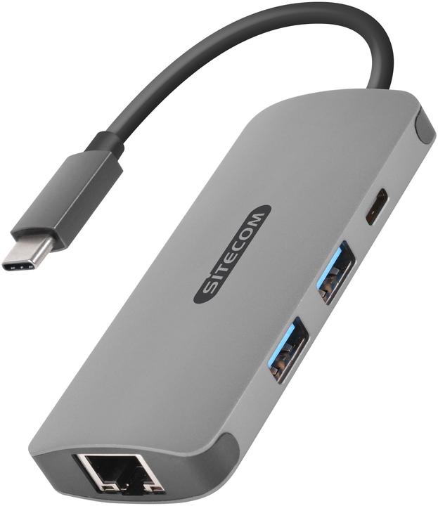 Actual product image Sitecom CN-378 Network adapter (USB-C, 3 Ports)