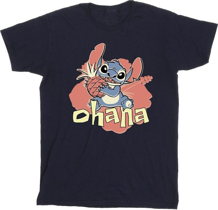 Disney Lilo And Stitch Ohana Pineapple TShirt (3XL)