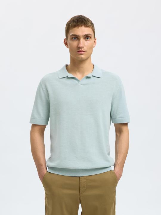 Produktbild Selected Homme Kurzarm Polohemd aus Strick (XXL)
