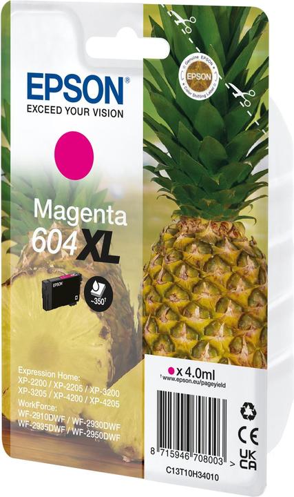 Actual product image Epson Ink/604XL 603XL Starfish MG SEC (M)