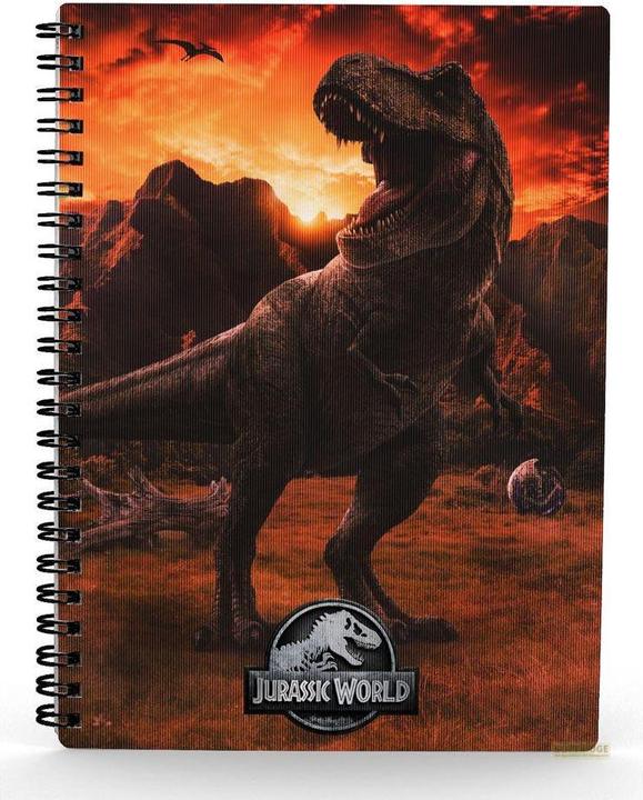 Produktbild SD Toys JURASSIC WORLD - Effet 3D Into The Wild - Cahier