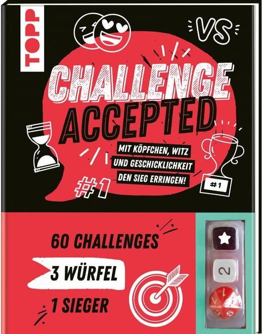 Actual product image Challenge accepted! With 3 dice and 60 challenges