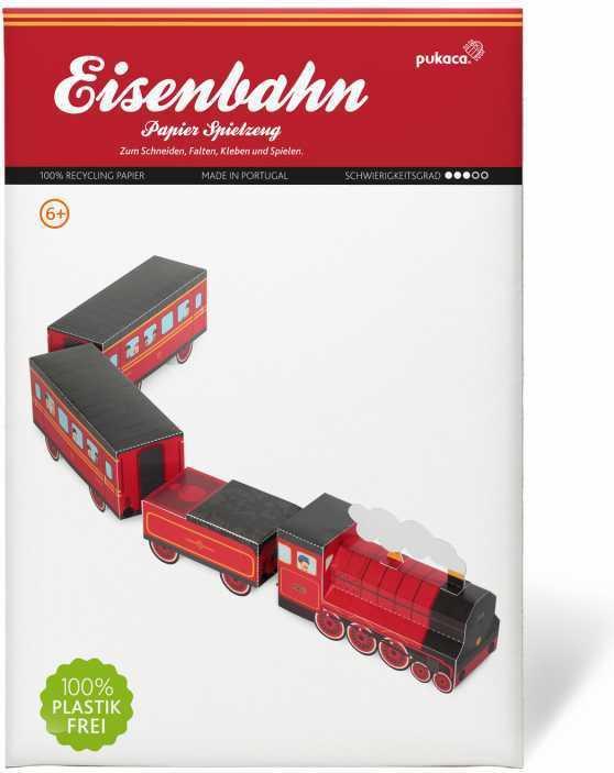 Produktbild Pukaca Papierspielzeug. Eisenbahn (4 x)
