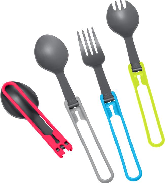 Produktbild Msr Folding Spork Kit, 4pc Red, Gray, Blue, Green