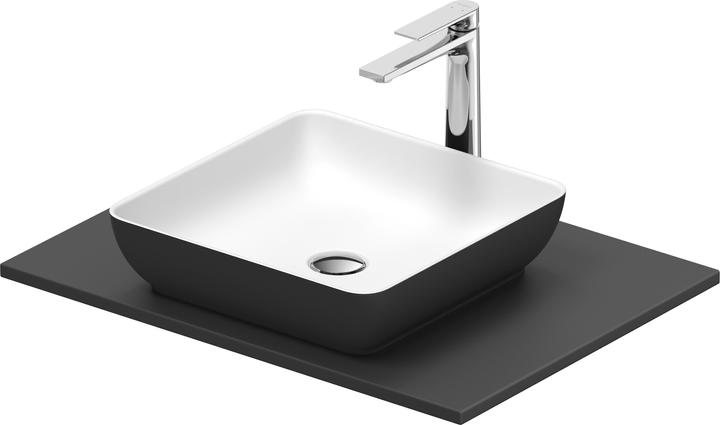 Duravit Sivida Waschtisch Set, eckig, 400x400mm, inkl. Konsole 680x500mm (500 mm, 680 mm)