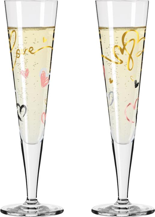 Produktbild Ritzenhoff Goldnacht (20.50 cl, 2 Gläser, Sektgläser)