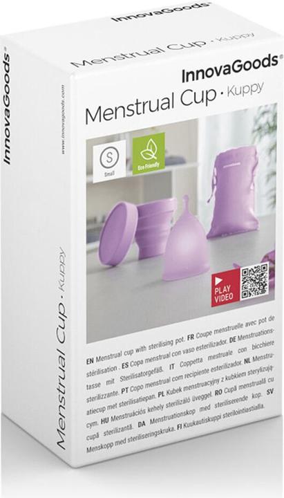Immagine prodotto InnovaGoods Coppetta mestruale con accessori Kuppy (S, L)