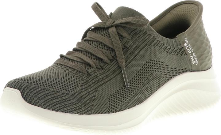 Skechers 149710/OLV Ultra Flex 3.0-Brilliant Path Damen Sneaker Turnschuhe Slipper VEGAN oliv
