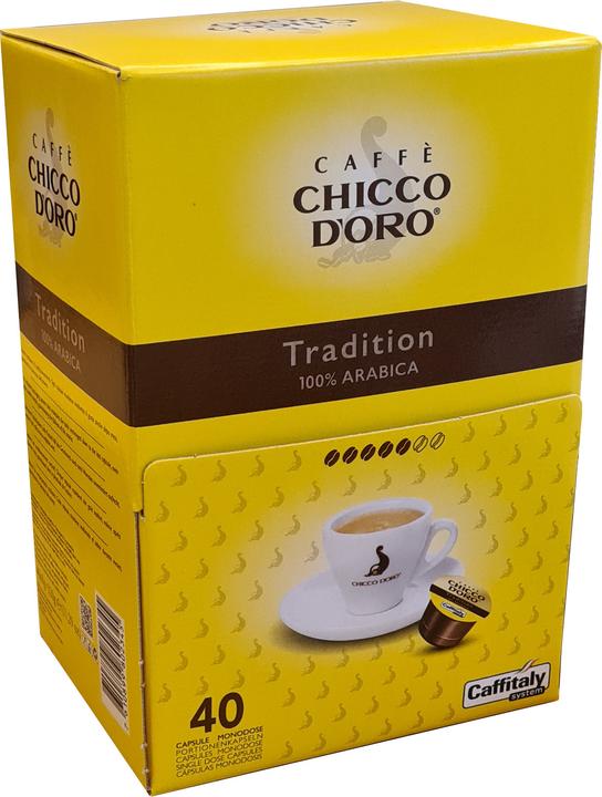 Produktbild Chicco D'oro Kaffeekapseln Tradition 100 % Arabica (40 x Port.)