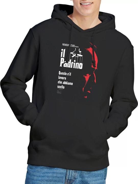 Immagine prodotto The Godfather Italian Profile Felpa con Cappuccio Uomo (XXL)