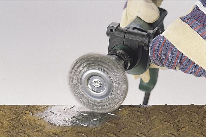 Produktbild wolfcraft wolfcraft 1 Stahldraht-Bürsten-Set 4-tlg., S=6mm
