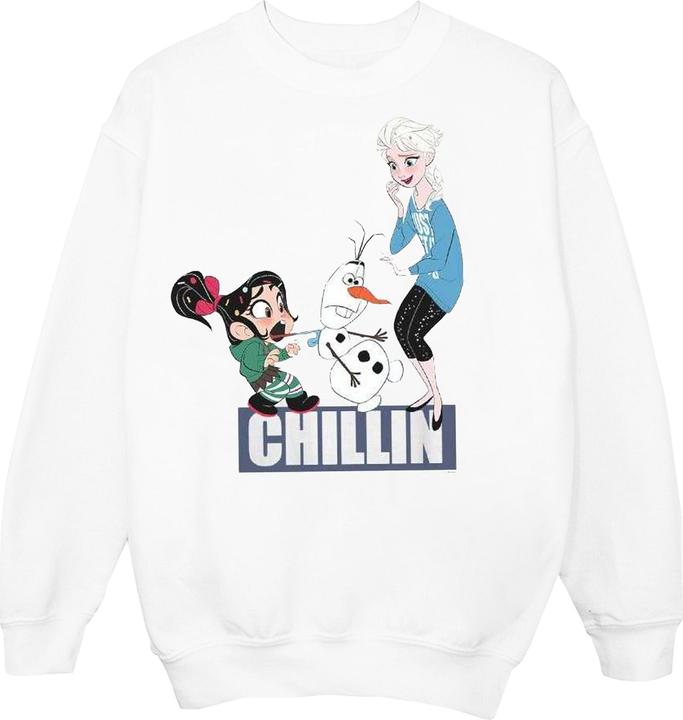 Disney Wreck It Ralph Elsa And Vanellope Sweatshirt Mädchen (152, 158)