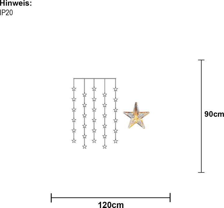 Produktbild Star Trading Sternenlichtervorhang (0.90 m)