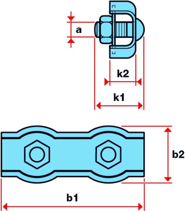 Jakob Clip per funi metalliche