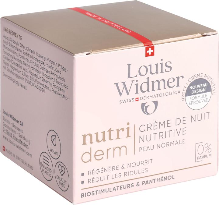 Immagine prodotto Louis Widmer WIDMER Nutritive 50ml ohne Parfum (50 ml, Crema notte)