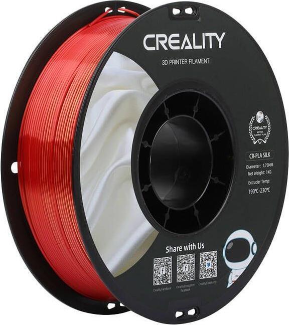 Immagine prodotto Creality Filamento PLA, Silk Gold, 1,75 mm, 1 kg (PLA, 1.75 mm, 1000 g, Rosso)