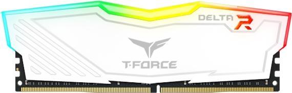 Immagine prodotto Team Group DDR4 -16GB - 3200 - CL - 16 baltas T-Force Delta Dual Kit (2 x 8GB, 3200 MHz, DDR4-RAM, DIMM)