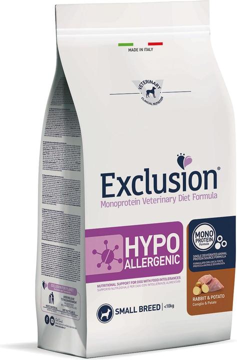 Produktbild Exclusion Hypoallergenic Rabbit & Potato Small Breed (Adult, Senior, 2 Stk., 2000 g)