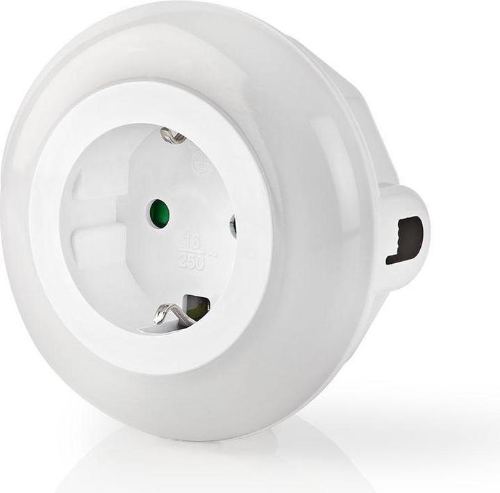 Produktbild Nedis Plug-In-LED-Nachtlicht | Tag/Nacht Sensor | 3680 W | 10 lm | Blau / Grün / Weiss