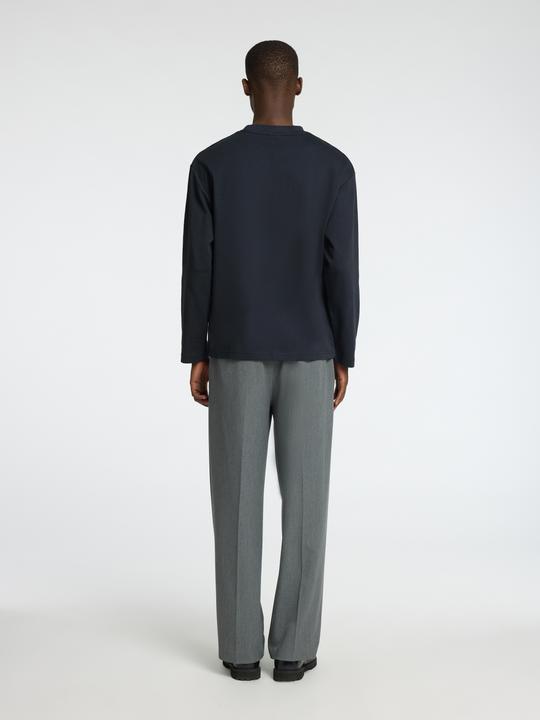 Actual product image Selected Homme Slhlooseoscar Ls O-Neck Tee Noos (L)