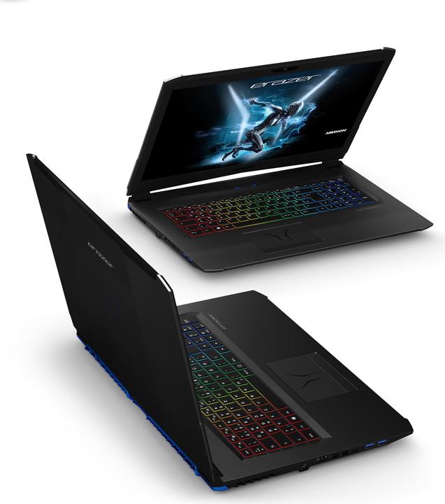 Actual product image Medion Erazer X7855 (17.30", Intel Core i7-7700HQ, 16 GB, 256 GB, CH)