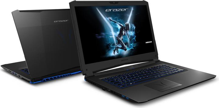 Actual product image Medion Erazer X7855 (17.30", Intel Core i7-7700HQ, 16 GB, 256 GB, CH)