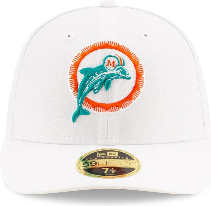 Produktbild New Era 59Fifty Low Profile Retro Miami Dolphins (7 1/2)