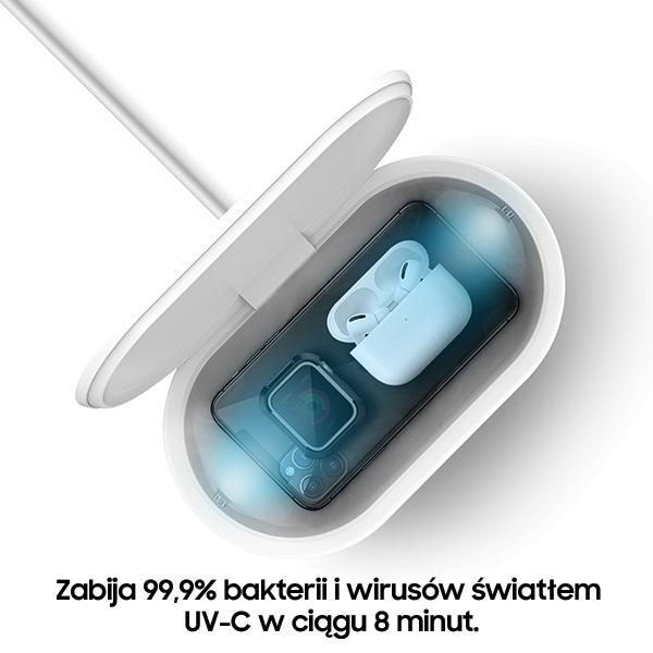 Actual product image Uniq LYFRO Air Capsule sterylizator UVC z lad. indukcyjna 10W bialywhite
