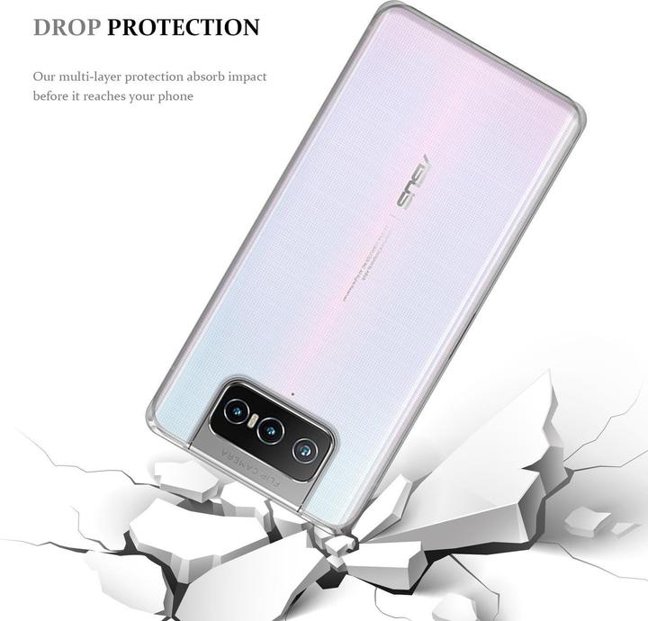 Actual product image Cadorabo TPU Ultra Slim AIR Cover (Asus Zenfone 7)
