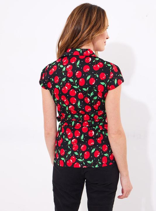 Actual product image Joe Browns Cherry Vintage Belted Top (42)