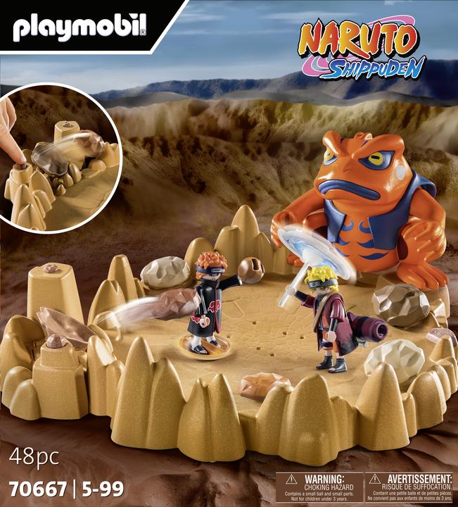 Actual product image Playmobil 70667 Naruto vs. Pain (70667, Playmobil Naruto)