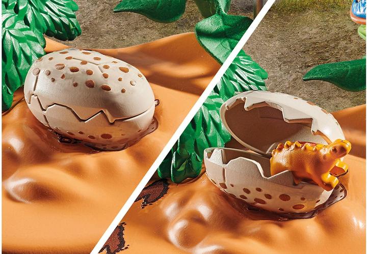 Actual product image Playmobil Stegosaurus nest with egg thief (71526)