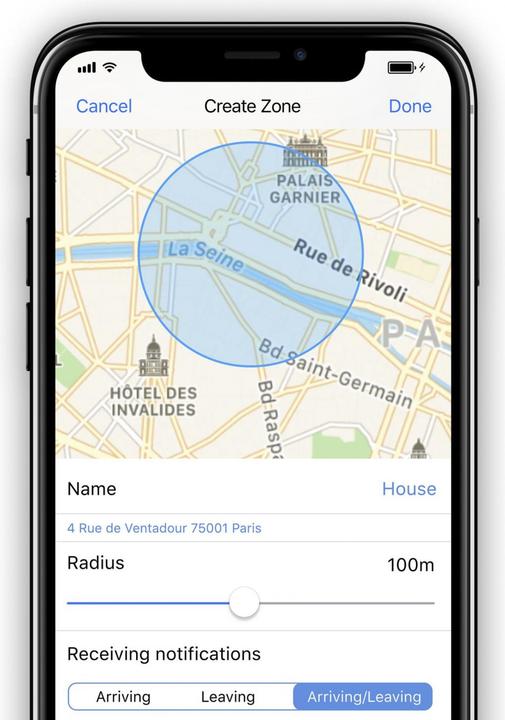 Actual product image Invoxia GPS Tracker Pro (Android, Apple)
