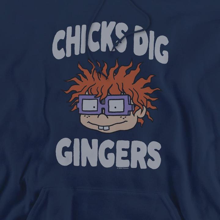 Immagine prodotto Rugrats Chicks Dig Gingers Felpa con Cappuccio Uomo (L)