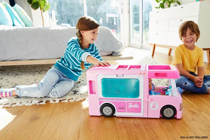 Produktbild Barbie 3-in-1 Super Abenteuer-Camper mit Zubehör