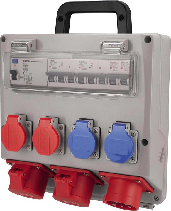 Steffen Distribution d'électricité sur les chantiers (6 x, CEE 16/5, Type 25, Type 23)