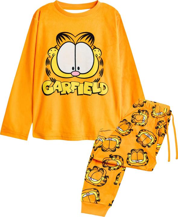 Garfield Schlafanzug mit langer Hose Langärmlig