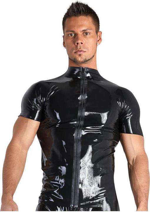 LateX Toys Camicia in lattice con zip frontale (XXL)