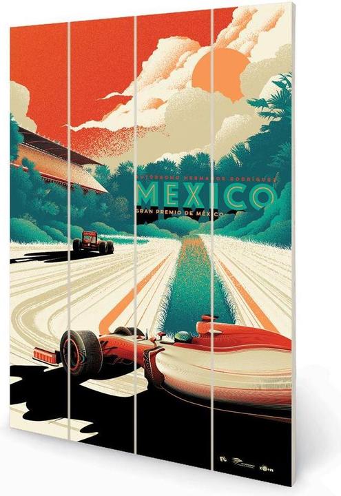 Produktbild Zoom Tafel Mexico Formel 1 (59 x 40 cm)