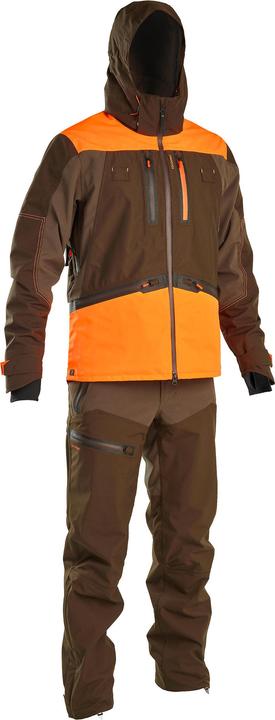 Immagine prodotto Solognac Jagdjacke Regenjacke Renfort 900 orange/braun (M)