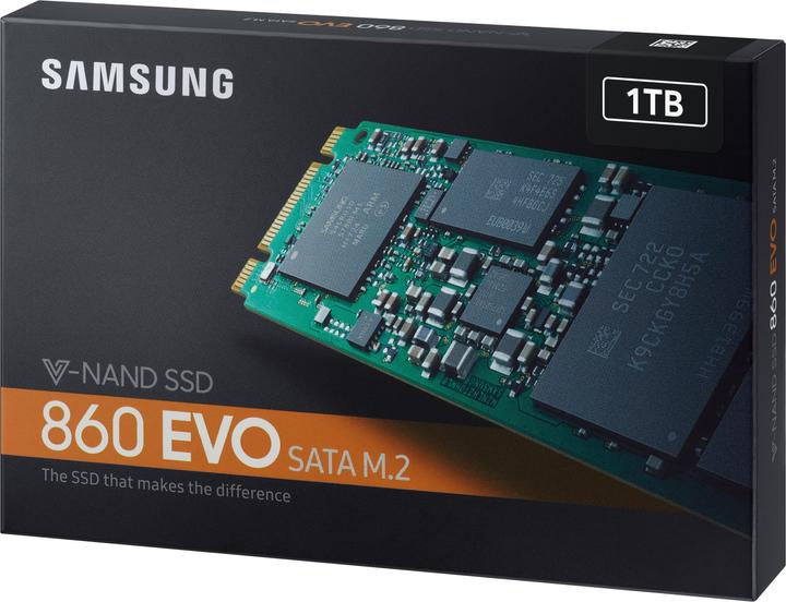 Produktbild Samsung 860 Evo (1000 GB, M.2 2280)