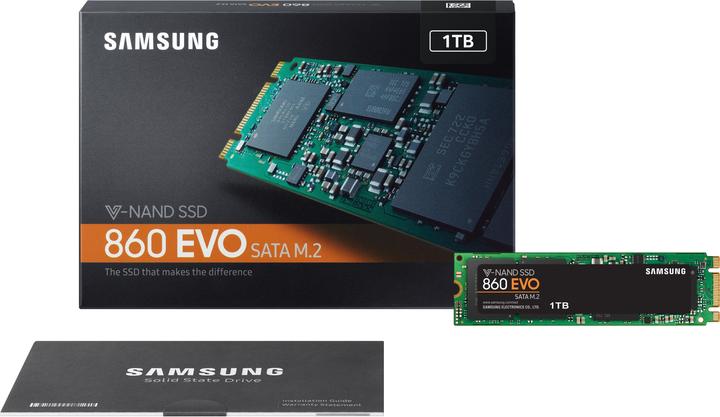 Produktbild Samsung 860 Evo (1000 GB, M.2 2280)