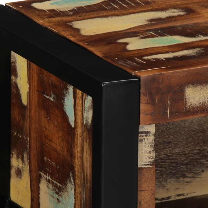 Image du produit VidaXL Meuble TV Multicolore 80x30x25 cm Vieux bois massif (80 x 30 x 25 cm)