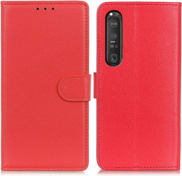 Actual product image MU Classic Litchi Leather Bookcover Series (Sony Xperia 1 III)