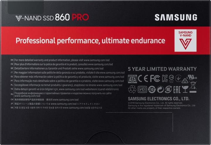 Image du produit Samsung 860 Pro (256 Go, 2.5")