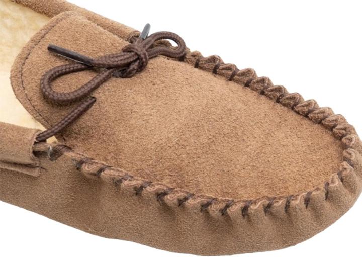 Produktbild Mokkers Jake Mokassins Hausschuhe Pantoffeln Wildleder (41)